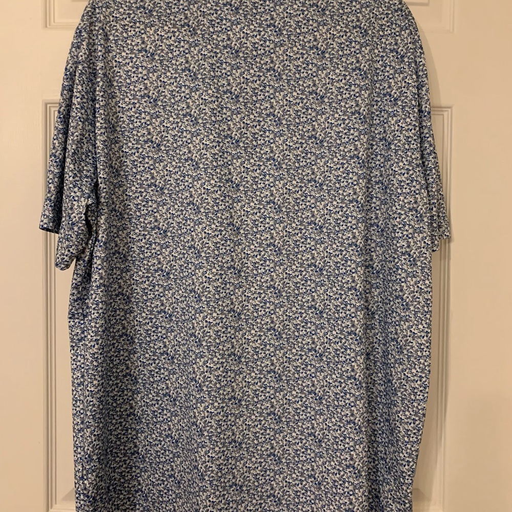 Callaway Men's Light Blue Patterned Polo Golf Shirt Opti-dri Size XL - Picture 3 of 5